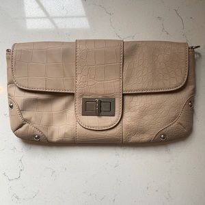 Snakeskin (faux) Clutch